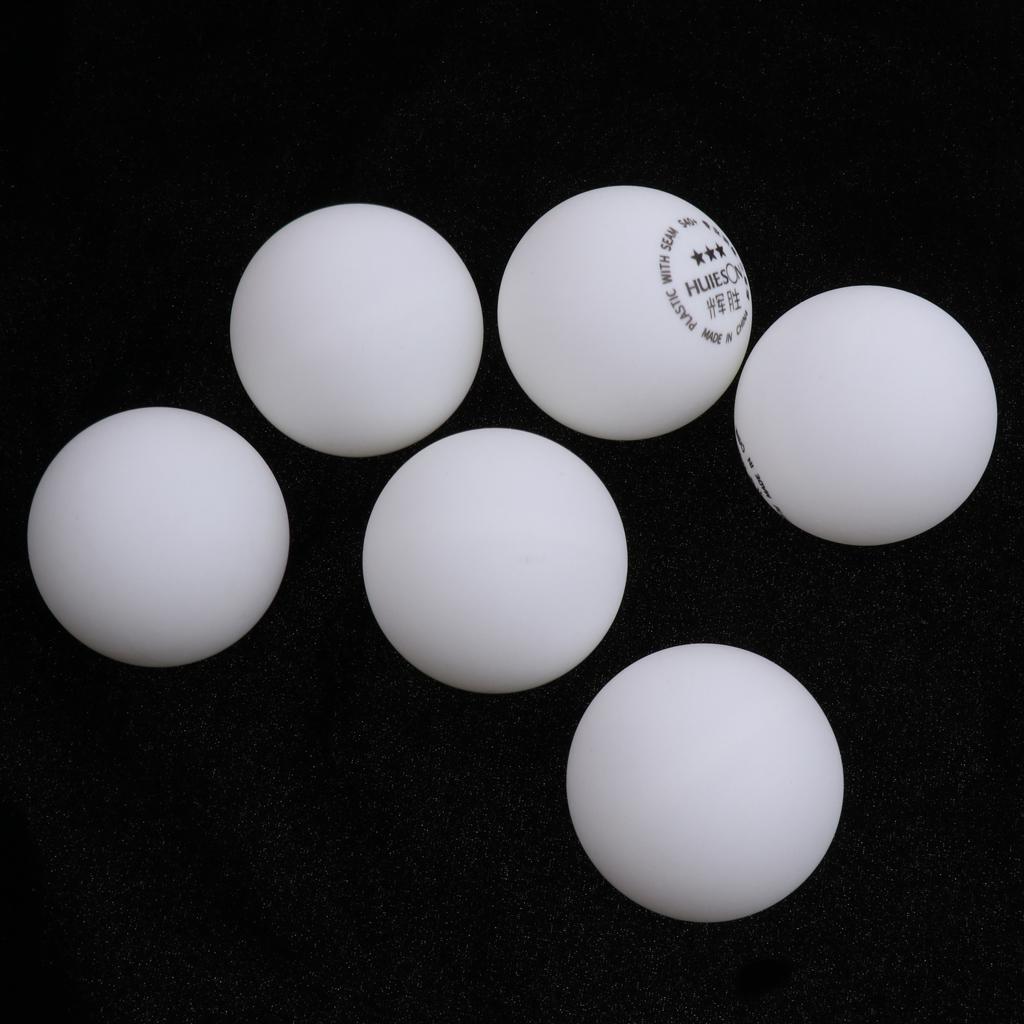 Table Tennis Athlete - ลูกปิงปองสามดาว ABS สีขาว 40+ มม. ชุดลูกปิงปองสำหรับฝึกซ้อม