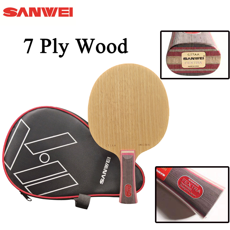 Table Tennis Paddle - ไม้ปิงปอง SANWEI FEXTRA 7 รุ่นใหม่ ไม้