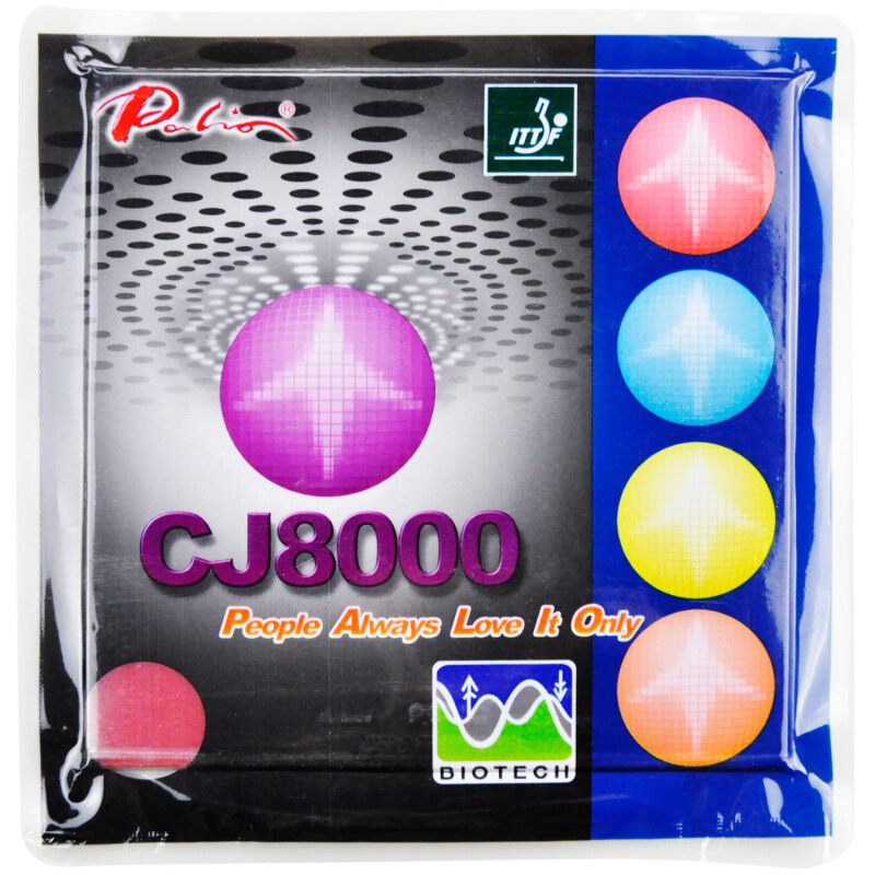 Table Tennis Grip Types - Palio CJ8000 BIOTECH ปิงปองยาง LOOP Attack