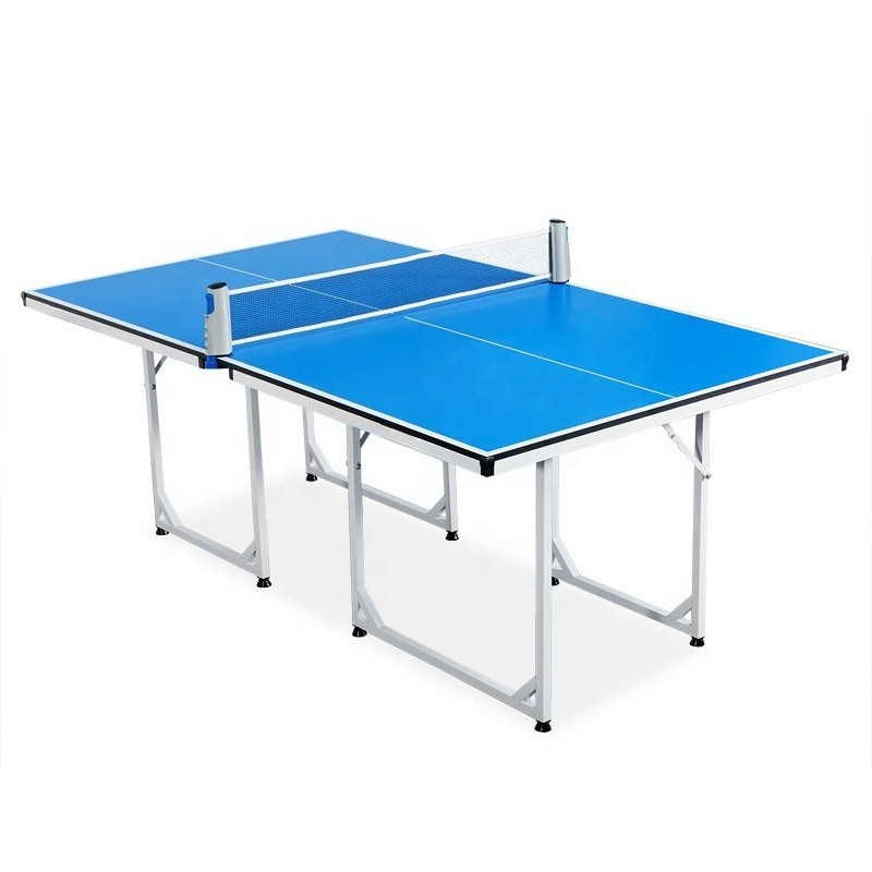 Table Tennis Folding Table - โต๊ะปิงปองในร่มแบบพับได้สำหรับเด็ก ขนาดเล็ก น้ำหนักเบา และสะดวกสบาย