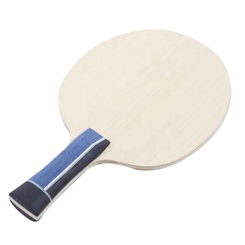 Table Tennis Paddle - ไม้ปิงปองคาร์บอนไฟเบอร์สีน้ำเงิน 1 ชิ้น 7 ชั้น สำหรับเล่นเกมรุก