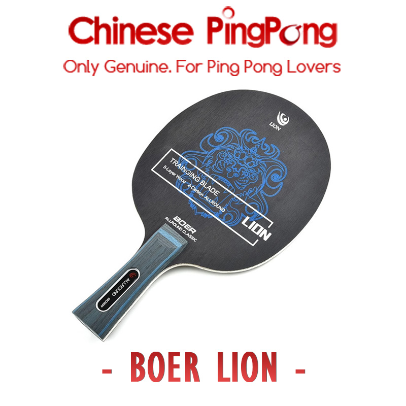 Table Tennis Grip Types - ไม้ตีปิงปองแบบแบตเตอร์ลายกีฬาปิงปองใบมีดทำจากคาร์บอนของแท้