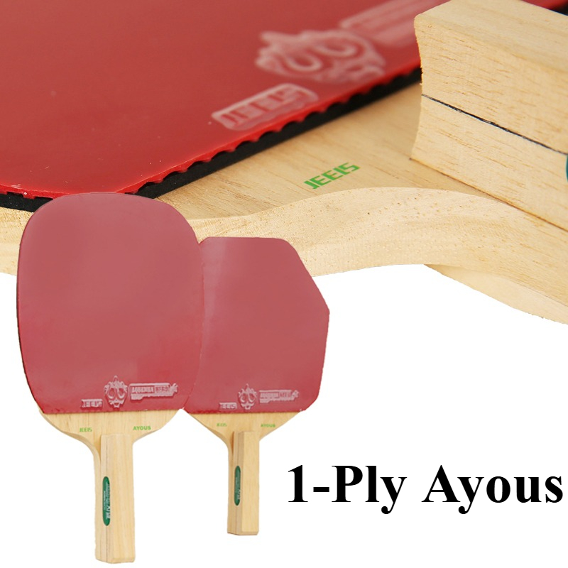 Table Tennis Paddle - ไม้ปิงปอง JEELS ญี่ปุ่น 1 ชั้น ทำจากไม้