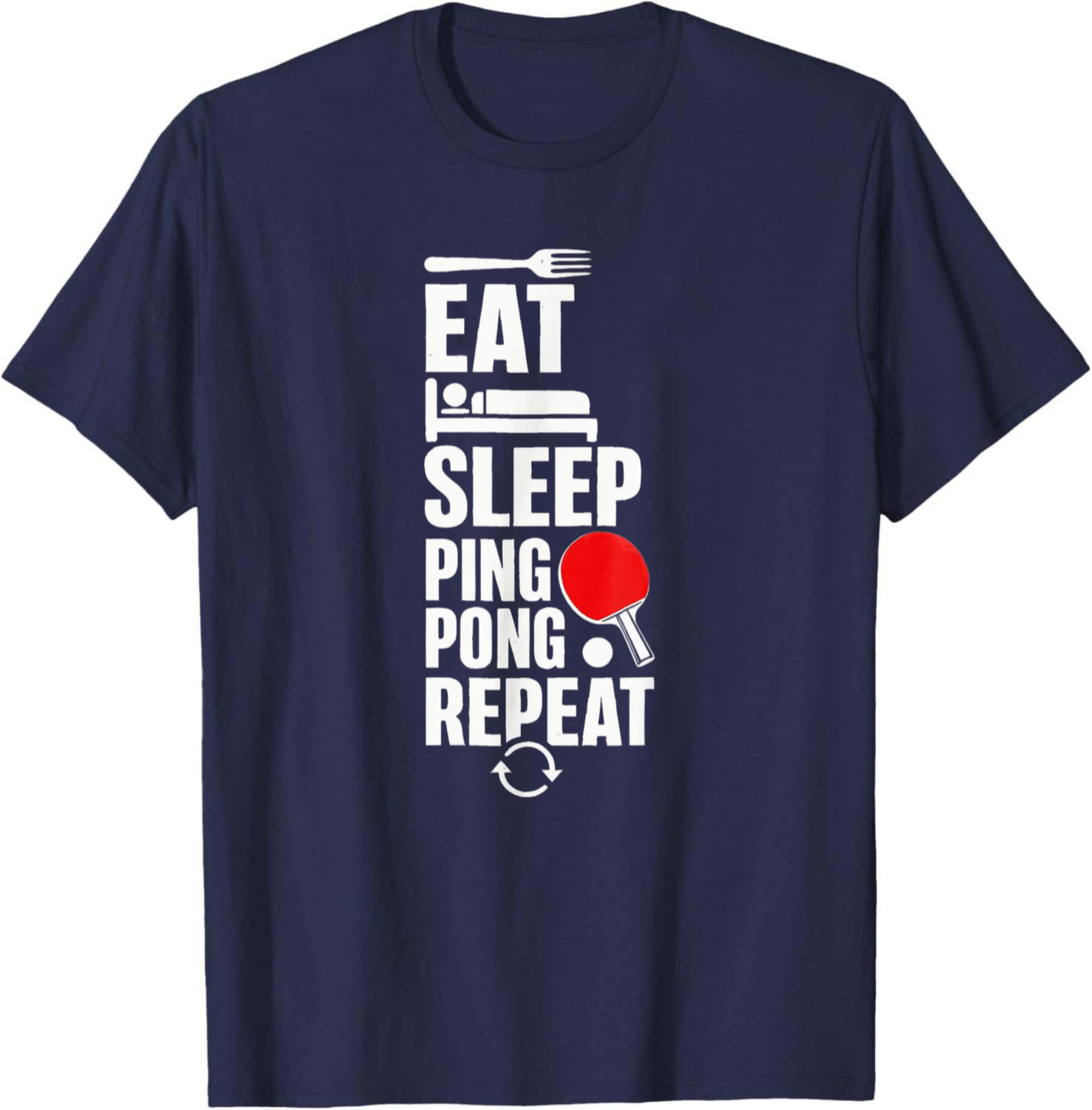 กิน นอน ปิงปอง ซ้ำๆ เสื้อยืดลา - Table Tennis China บทวิจารณ์และราคา