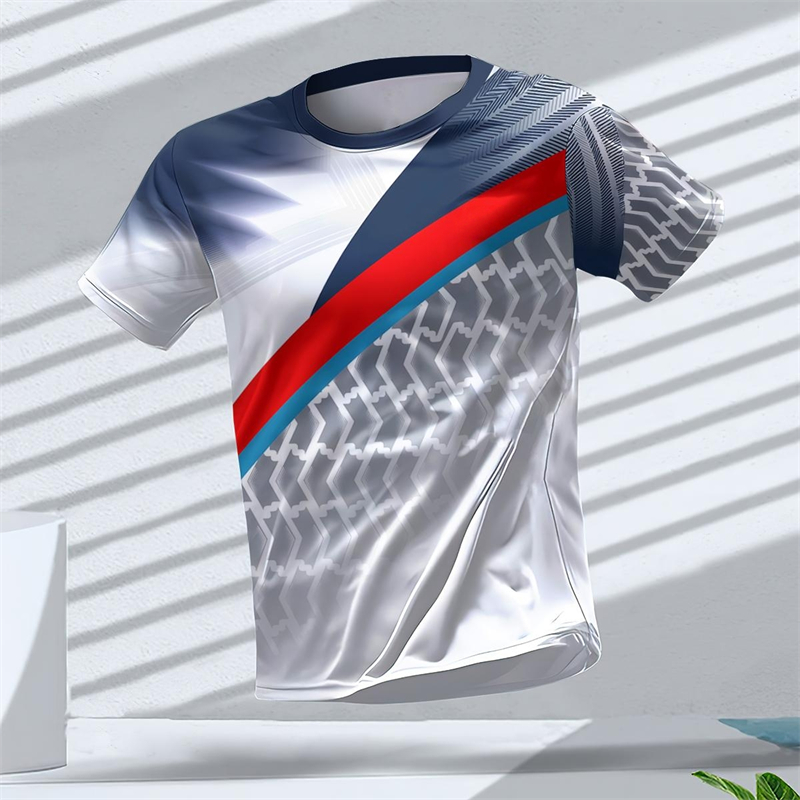 เสื้อยืดกีฬาพิมพ์ลายกราฟิกเรขา - Table Tennis China บทวิจารณ์และราคา
