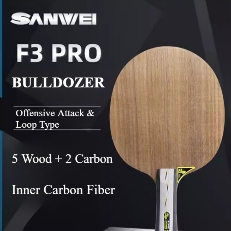 ไม้ปิงปอง SANWEI F3 PRO BULLDO - Table Tennis Paddle บทวิจารณ์และราคา