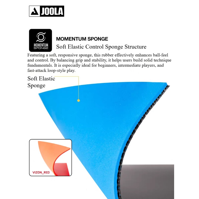 ยางปิงปอง JOOLA VIZON MICRON แ - Table Tennis Joola บทวิจารณ์และราคา
