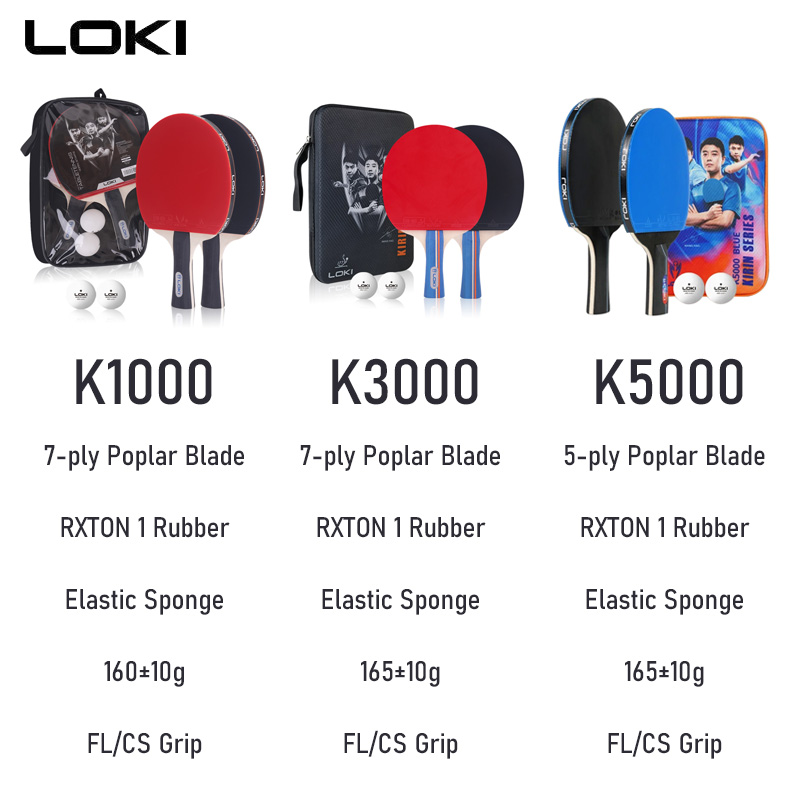 LOKI K1000 K3000 K5000 ไม้ปิงป - Table Tennis Hub บทวิจารณ์และราคา