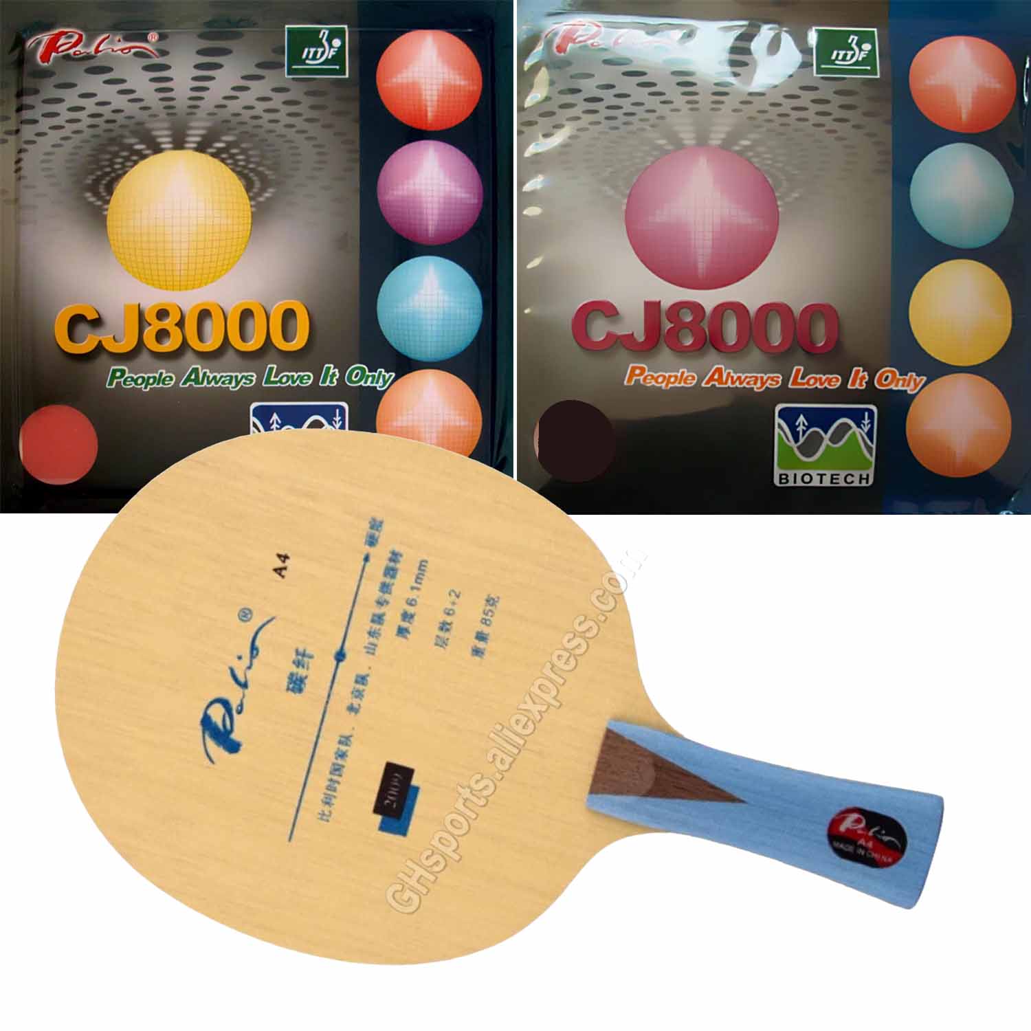 ไม้ปิงปอง Pro Combo Racket Pal - Table Tennis Grip Types บทวิจารณ์และราคา
