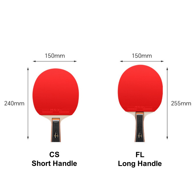 ไม้ปิงปอง 1 ชิ้น พร้อมกระเป๋า  - Table Tennis Grip Types บทวิจารณ์และราคา