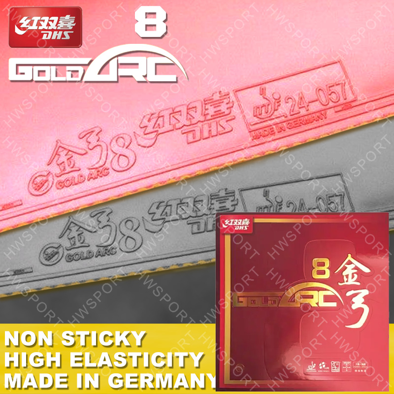 DHS Gold Arc 8 ยางปิงปองไม่เหน - Table Tennis Joola บทวิจารณ์และราคา