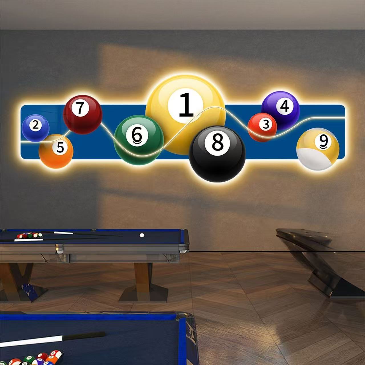 ภาพตกแต่งห้องบิลเลียด ภาพวาดเร - Hall Table Tennis บทวิจารณ์และราคา