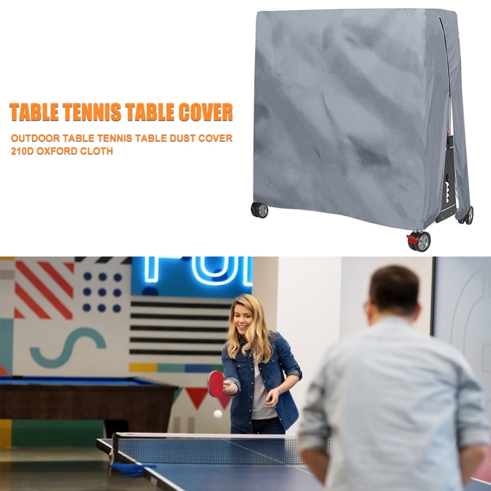 ผ้าคลุมโต๊ะปิงปอง 210D Oxford  - Table Tennis Folding Table บทวิจารณ์และราคา
