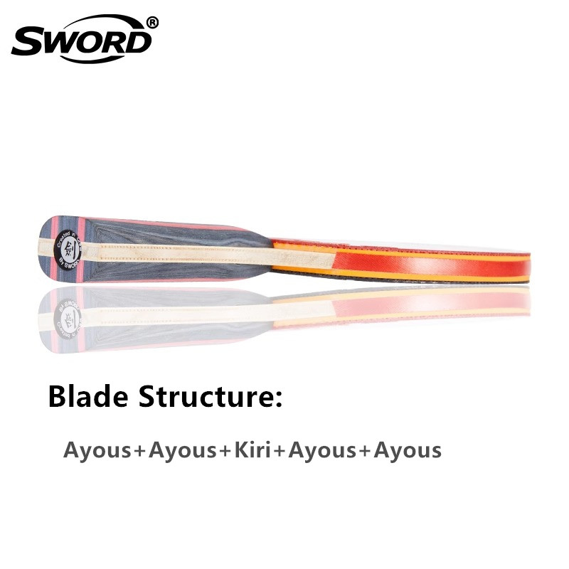 ไม้ปิงปอง SWORD S1 แบบ 5 ชั้น  - Table Tennis Grip Types บทวิจารณ์และราคา