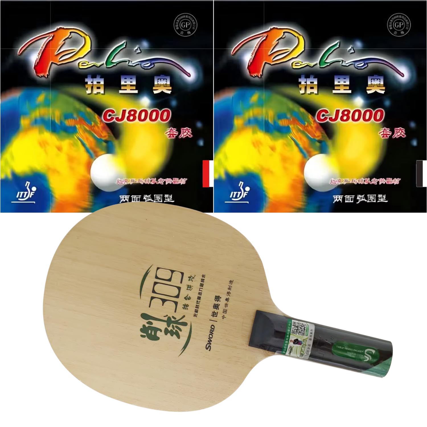 ไม้ปิงปอง Pro Combo Racke Swor - Table Tennis Grip Types บทวิจารณ์และราคา