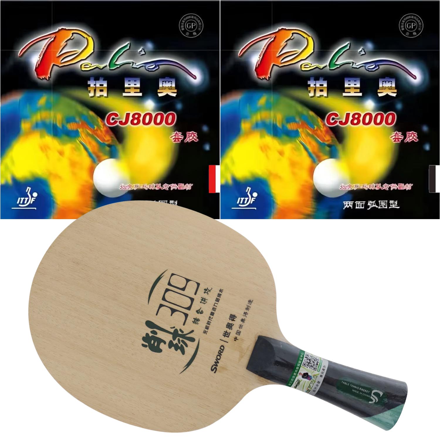 ไม้ปิงปอง Pro Combo Racke Swor - Table Tennis Grip Types บทวิจารณ์และราคา