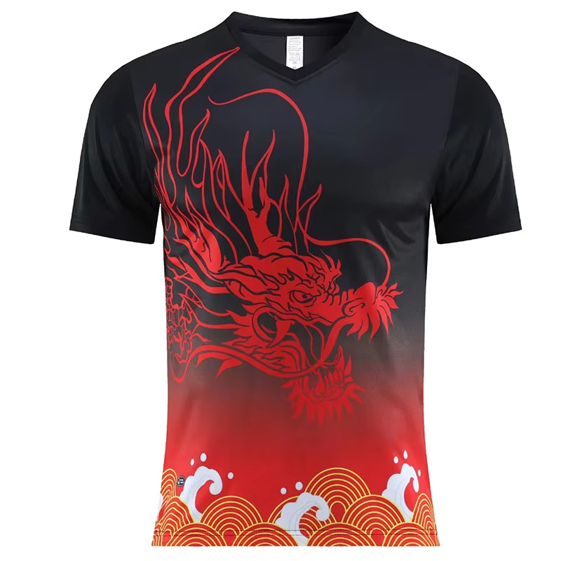 เสื้อยืดทีมลายกีฬาปิงปองเสื้อย - Table Tennis China บทวิจารณ์และราคา