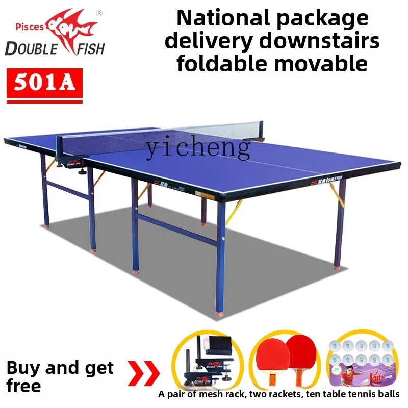 โต๊ะปิงปอง W5.14 แบบพับได้ เคล - Table Tennis Folding Table บทวิจารณ์และราคา