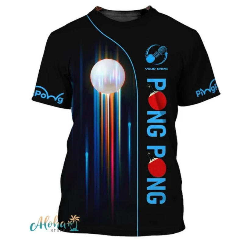 Full Print Ping Pong Tshirts F - Table Tennis China บทวิจารณ์และราคา